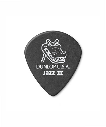 Jim Dunlop Gator Grip Jazz III Guitar Picks - 1.4mm