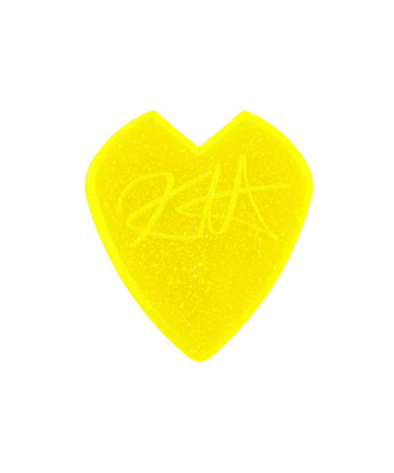 Jim Dunlop Kirk Hammett Signature Jazz III Guitar Picks - Yellow Glitter, 1.38mm