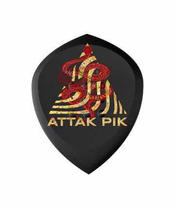 Phím đàn Attak Piks 2025 LUNAR NEW YEAR LIMITED EDITION STEALTH BLACK 2.0mm Guitar Pick