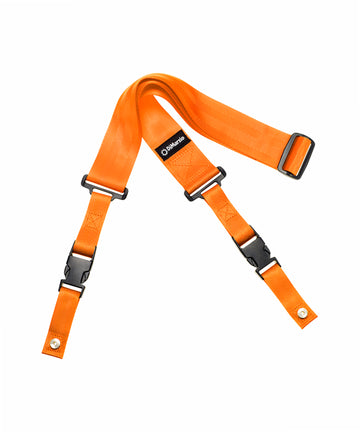 DiMarzio 2 Inch Nylon ClipLock® Guitar Strap - Neon Orange