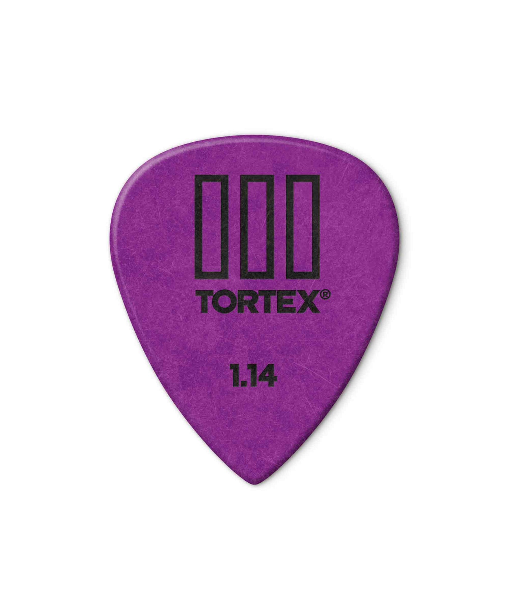 Jim Dunlop Tortex TIII Guitar Picks - Purple, 1.14mm