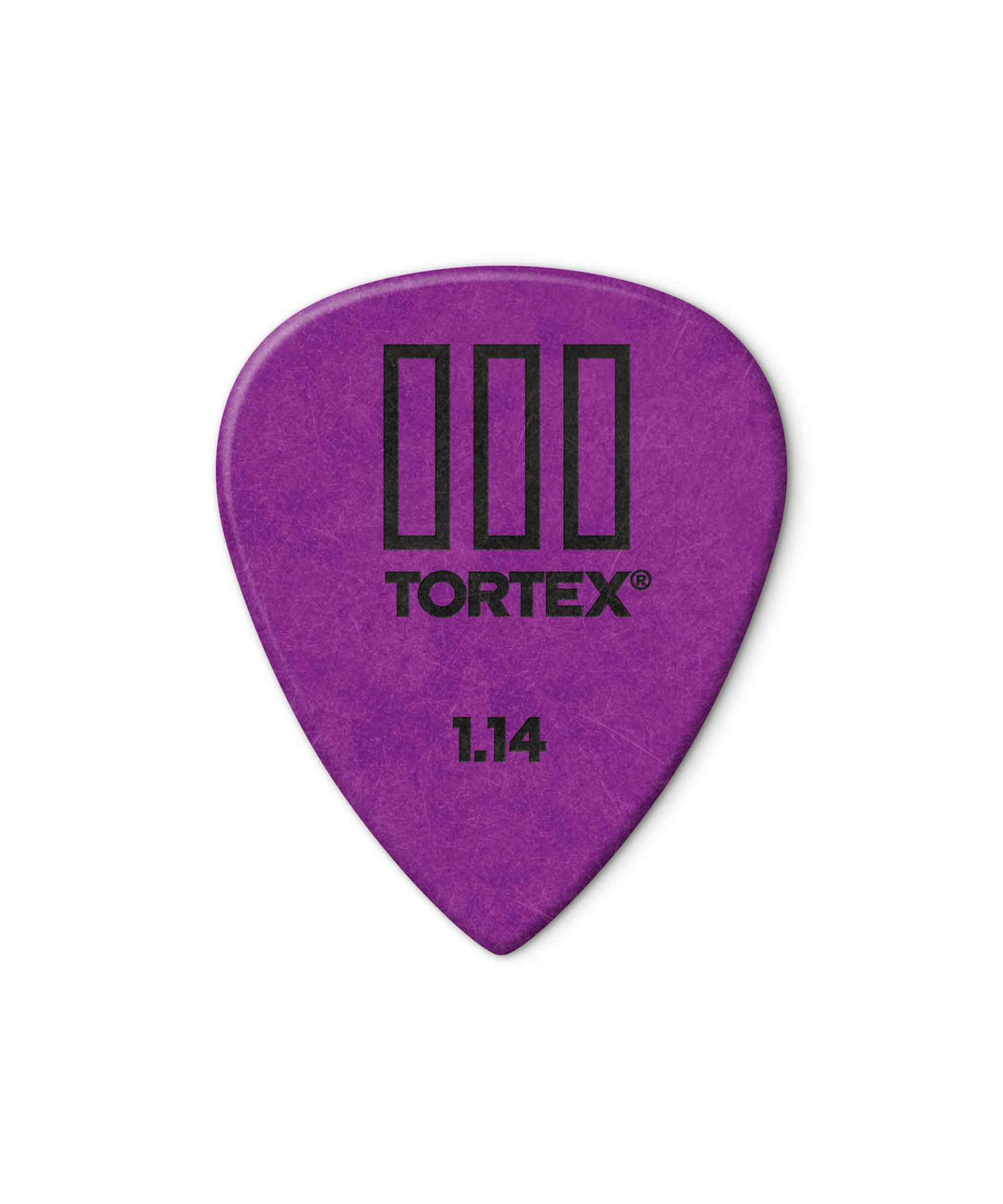 Phím đàn Jim Dunlop Tortex TIII Guitar Picks - Purple, 1.14mm