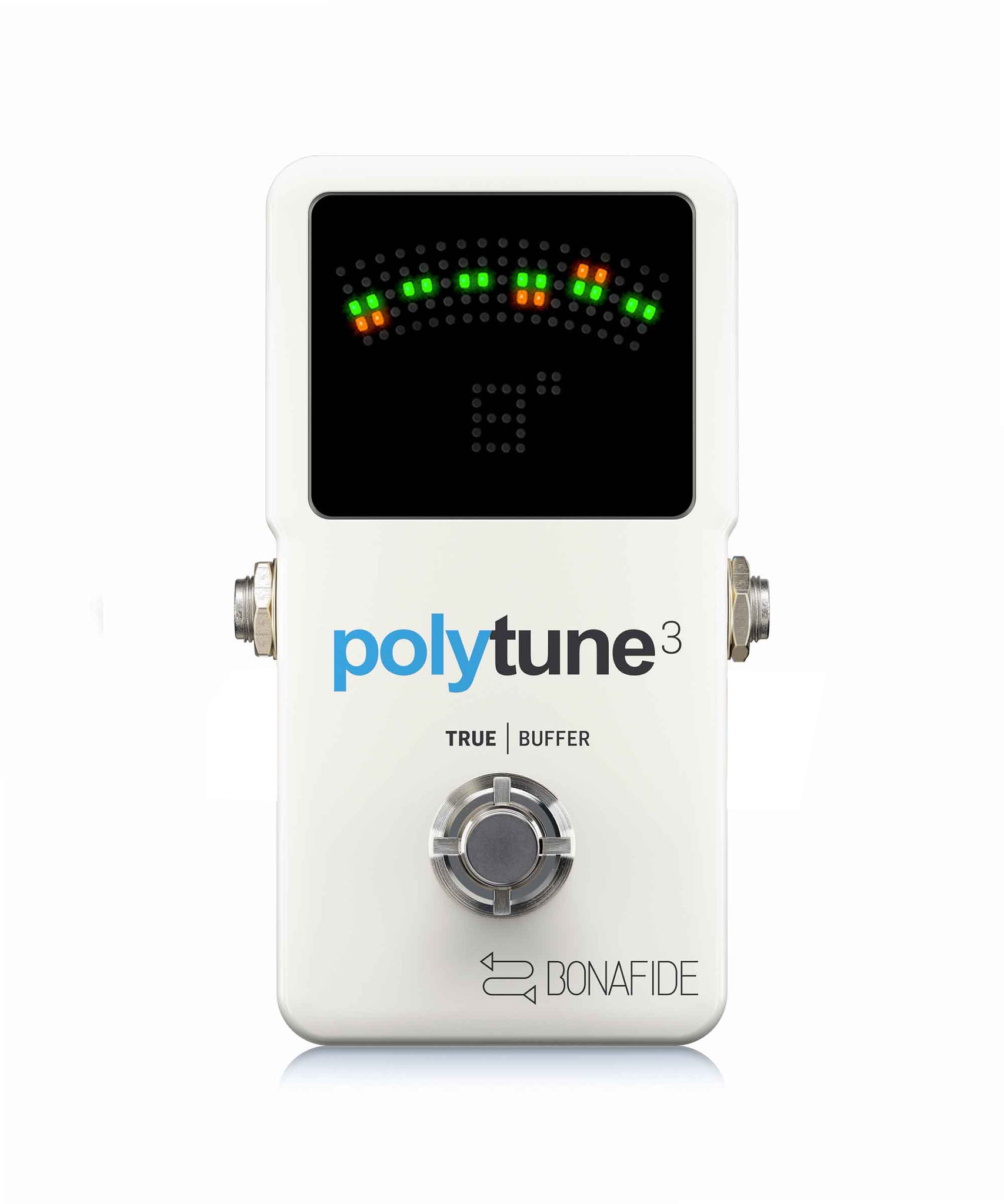 TC Electronic PolyTune 3 Polyphonic LED Guitar Tuner Pedal with Buffer
