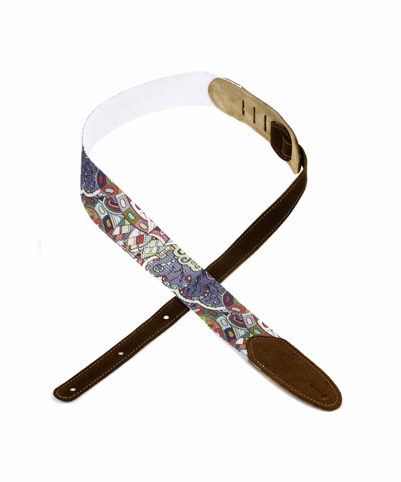 LM Products Woodstock Series Guitar Strap - Purple