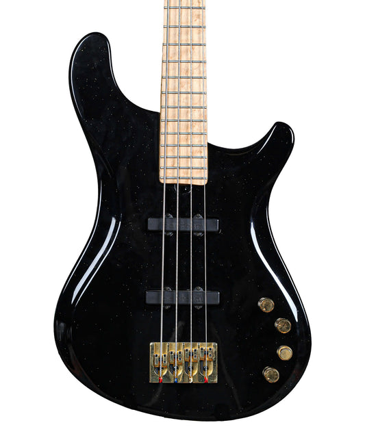 [Mint] Đàn Guitar Bass Điện Brubaker 2001 NBS-II Custom 4-String J-bass - Gloss Black/Gold